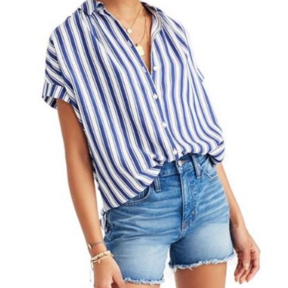 Madewell Central Shirt in Shea Stripe